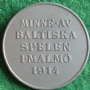 Pins-Nlmrken-Medaljer Minne av Baltiska Spelen 1914
