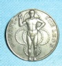 Pins-Nlmrken-Medaljer Danish Team badge - V Olympics - 1912