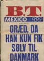 Danska sportbcker Affisch Mexico 1968 