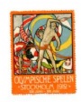 Dokument - Brevmrken Olympiska Spelen Stockholm 1912 Holland Brevmrke