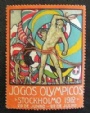 1912 Stockholm Olympiska Spelen Stockholm 1912 Portugal Brevmrke