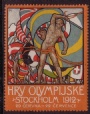Dokument - Brevmrken Olympiska Spelen Stockholm 1912 Tjeckisk Brevmrke
