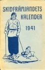 Lngdskidkning - Cross Country skiing Svensk Skidkalender 1941