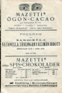 ldre programblad - Programs pre 1913 Program Nationella Tvlingar i allmn idrott 1914