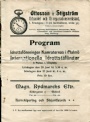 Friidrott - Athletics Program vid IFK:s internationella idrottstflingar 26-27 juni 1909