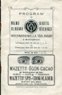 Programblad - Programmes Program vid Malm allmnna idrottsfrenings MAI internationella tvlingar 19-20 juli 1913