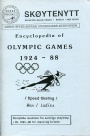 Norska idrottsbcker Speed skating encyclopedia of Olympic games 1924-88 