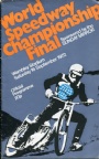 Programblad - Programmes World speedway championship Final 1972