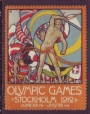 Dokument - Brevmrken Olympiska Spelen Stockholm 1912 Engelska Brevmrke 